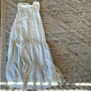 New pink lily dress, color white, sz medium